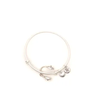 Urban Leaves Headphones Bangle, vintage silver