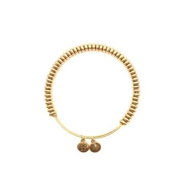 Urban Leaves Simplicity Bangle, vintage gold